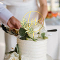 Party to Be Love Wedding Cake Topper Gold Acrylic Love 01 Design 02 by Deal US