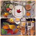 HunnmingRe 240 Pcs Felt Fall Leaves Set Multicolor DIY Autumn Decoration by Deal US