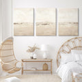 Baccone Mid Century Modern Wall Art Set of 3 Sage Green 12x16 Inch Canvas by Deal US