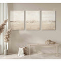 Baccone Mid Century Modern Wall Art Set of 3 Sage Green 12x16 Inch Canvas by Deal US