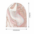 NoUtat Rose Gold Glitter Coral Gray Pastel Marble Slouchy Beanie Hat Unisex by Deal US