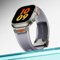 Jopinl Clear Silicone Watch Band for Apple Watch Ultra 49mm Black by Deal US