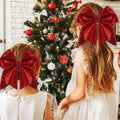 ZOLYCO Large 7" Glitter Cheer Bows Clips Hair Accessories Red 1Pcs by Deal US