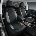 Road Comforts Breathable Leather Car Seat Covers Front Seats Airbag Safe Gray by Deal US