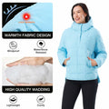 CAMELSPORTS Women's Lightweight Hooded Quilted Puffer Jacket Blue Size S by Deal US