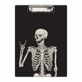 Britimes Wood Clipboard Nursing Clip Board Funny Skull Skeleton A4 Size by Deal US