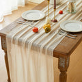 Sioipioi Sage Green Cheesecloth Table Runner 35x120 Inch 1 Pack by Deal US