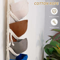 Hommtina Wall Mounted Hat Rack Organizer Brown 2 Pack Bohemian Style by Deal US