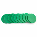 Smartdealspro Poker Chips 1.5in Opaque Plastic Game Tokens 100 Count Green by Deal US