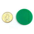 Smartdealspro Poker Chips 1.5in Opaque Plastic Game Tokens 100 Count Green by Deal US