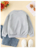 SOLY HUX Toddler Girl Crewneck Sweatshirt Grey Bows Graphic Size 5T by Deal US