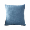 Yoovat Throw Pillow Cover Texture Blue 16x16 Inch Waterproof Durable by Deal US