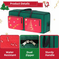 MODFUNS Christmas Tree Storage Bag 9ft Red 600D Oxford Waterproof 1 Pc by Deal US