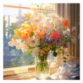 AMORARS 5D Diamond Painting Kit Flower DIY Art Deco Nature 12x12 Inch by Deal US