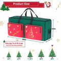 MODFUNS Christmas Tree Storage Bag 9ft Red 600D Oxford Waterproof 1 Pc by Deal US
