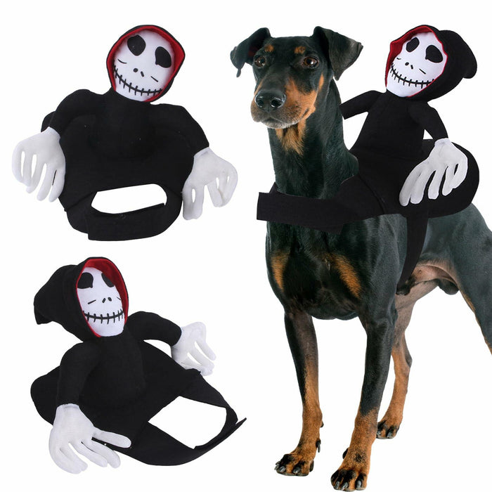 stepsin Dog Halloween Saddle Ghost Riding Costume Male Ghost Size S-M by Deal US