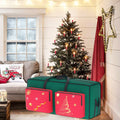 MODFUNS Christmas Tree Storage Bag 9ft Red 600D Oxford Waterproof 1 Pc by Deal US