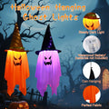 Svkipibe 2PCS 42x14in Halloween Large Standing Ghost Lights Orange 8 Modes by Deal US