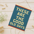 TAEDIN Inspirational Rustic Wall Art Poster Hanger Frame 12x16 Deep Blue by Deal US