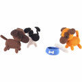 Finnacy Crochet Dog Kit Husky 3 pcs Yarn Hook Accessories Starter Kit by Deal US