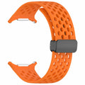FitTurn Samsung Galaxy Watch Ultra 2 Silicone Sport Strap Orange 47mm by Deal US