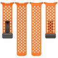FitTurn Samsung Galaxy Watch Ultra 2 Silicone Sport Strap Orange 47mm by Deal US
