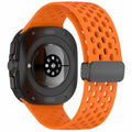 FitTurn Samsung Galaxy Watch Ultra 2 Silicone Sport Strap Orange 47mm by Deal US