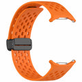 FitTurn Samsung Galaxy Watch Ultra 2 Silicone Sport Strap Orange 47mm by Deal US