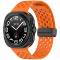 FitTurn Samsung Galaxy Watch Ultra 2 Silicone Sport Strap Orange 47mm by Deal US