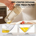 MDZF SWEET HOME Oil Sprayer 12.3oz 2-in-1 Olive Oil Dispenser White by Deal US