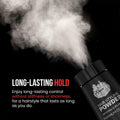 The Shave Factory Hair Styling Powder 20g Mattifying Volumizing 3 Pack Black by Deal US