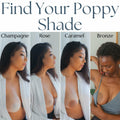 POPPY Silicone Nipple Covers Pasties Adhesive Strapless Bra Carmel 1 Pair by Deal US