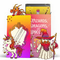 PIRATE WIZARDS Wizards Dragons Unicorns Card Game Fast Action 3-6 Players by Deal US