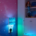 Caifujiqi Night Light Plug-in Dusk to Dawn Sensor LED White Plastic 110V by Deal US