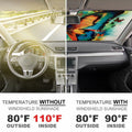 BAHELS Colorful Butterfly Car Windshield Sunshade UV Protector 55x30 Inch by Deal US