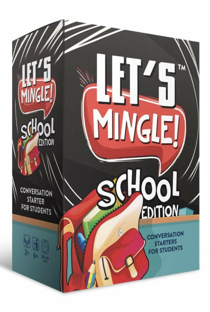 FUN TRIBE Let's Mingle Conversation Starters Game for Kids Ages6+ School Edition by Deal US