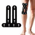 Yigney Christian Cross Kinesiology Tape Knee Support Black 12 Pcs by Deal US