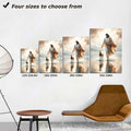 Generic Jesus and Lamb Canvas Wall Art Christian Poster 16x24in YS-5 Unframed by Deal US