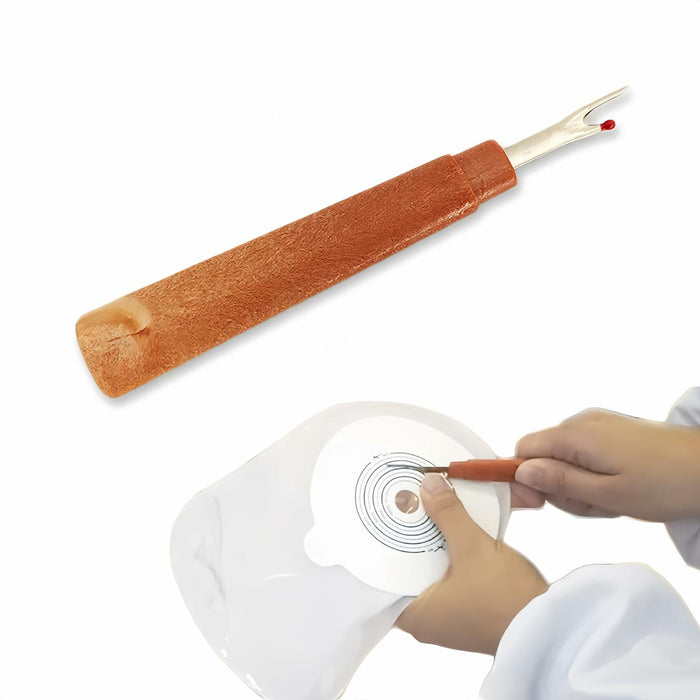 FOTN 2PCS Ostomy Bag Scissor 5inch Blunt Tip Nursing Cutter Orange by Deal US