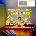 WESUN LED Note Board Acrylic Light Up Message Board 7 Pens 7.9x7.9" by Deal US
