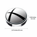 Schönn 2 Pack Blind Spot Car Mirrors 2" Adjustable HD Glass Silver Frame by Deal US