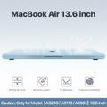 Macaset MacBook Air 13.6 inch Hard Shell Case Slim Armor Matte Turquoise by Deal US