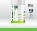GREEN ROYALTY Magnesium Citrate 1000mg 60 Vegan Capsules Gluten Free USA by Deal US