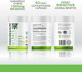 GREEN ROYALTY Magnesium Citrate 1000mg 60 Vegan Capsules Gluten Free USA by Deal US