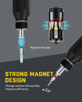 Banshu 12-in-1 Ratchet Screwdriver Set Magnetic Bits Case Colorful Alloy Steel by Deal US