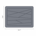 Zopanira Diatomaceous Earth Drying Stone Mat Gray 11.8x15.7 Kitchen Counter by Deal US