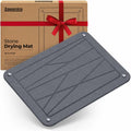 Zopanira Diatomaceous Earth Drying Stone Mat Gray 11.8x15.7 Kitchen Counter by Deal US