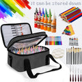 Yumt Acrylic Paint Brush & Bottle Organizer 7 Tier Clear Storage Display by Deal US