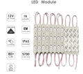 Generic LED Module 3 SMD 20Pcs 9.8Ft DC12V 2835 IP65 Waterproof White by Deal US