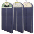 DYYHSDPU Garment Bags 3 Pack Suit Storage Hanging Clothes Black 50x24 Inch by Deal US